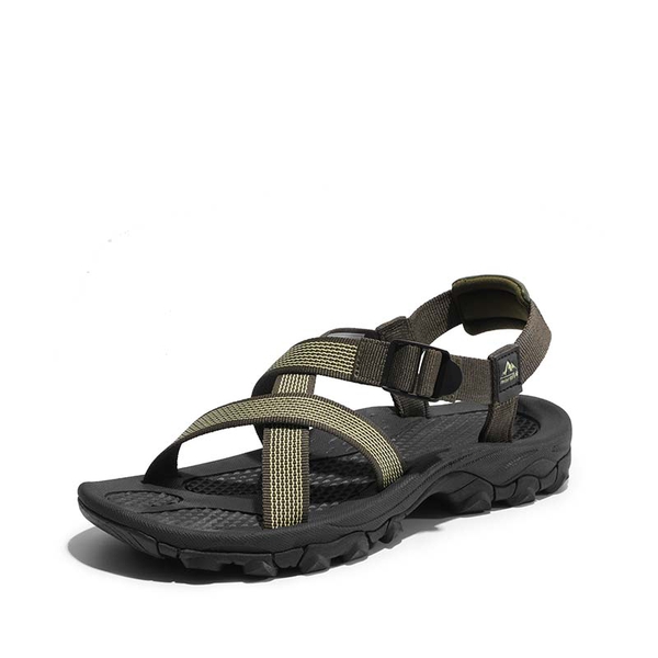 Men's Open Toe Athletic Sport Sandals - ARMY GREEN -  0